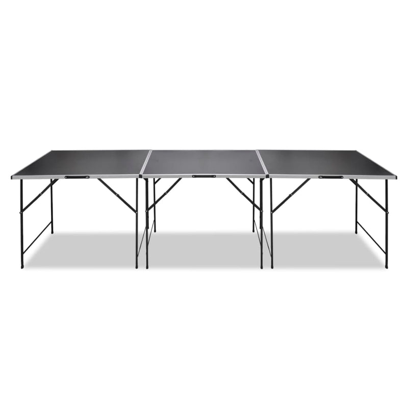 Table pliante solide et compacte collable