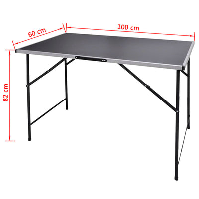 Table pliante solide et compacte collable